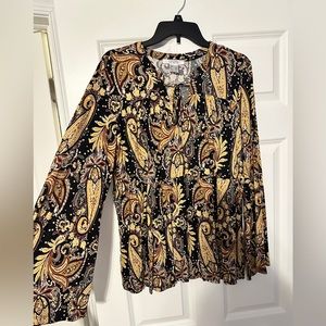 Venus Colorful Long Sleeve Blouse